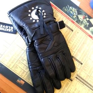 Biker Insulated Leather Gloves